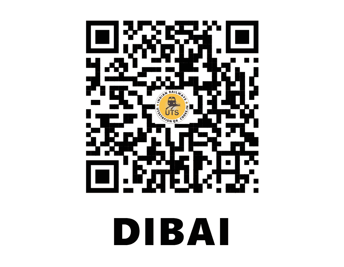 UTS QR Code for DIBAI - DIB - NR (UTTAR PRADESH)